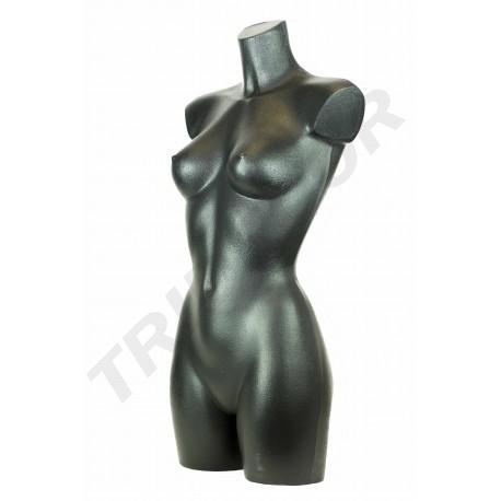 040332-Maniquí-busto-de-mujer-plástico-negro-tridecor