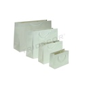 Bolsa de papel de lujo blanca mate 12 unidades/paquete