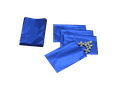 Sobre Metálico Azul 25X15cm 100 unidades/Paquete
