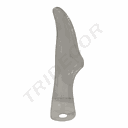 Pie de Plástico Transparente Unisex para Calcetines Cortos