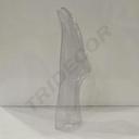 Pie de Plástico Transparente Unisex para Calcetines Cortos