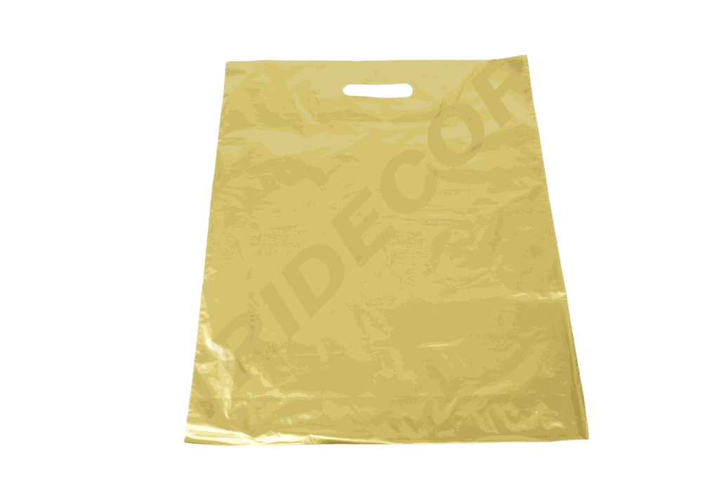 Bolsa con Asa Dorada Troquelada 40X50CM 100 Unidades