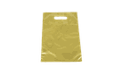 Bolsa Tote dorada con asa troquelada 25X35 cm 100 unidades