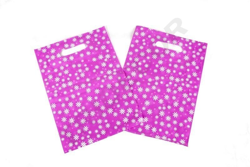 Bolsa de Margaritas con Fondo Fucsia 25X35CM 100 unidades