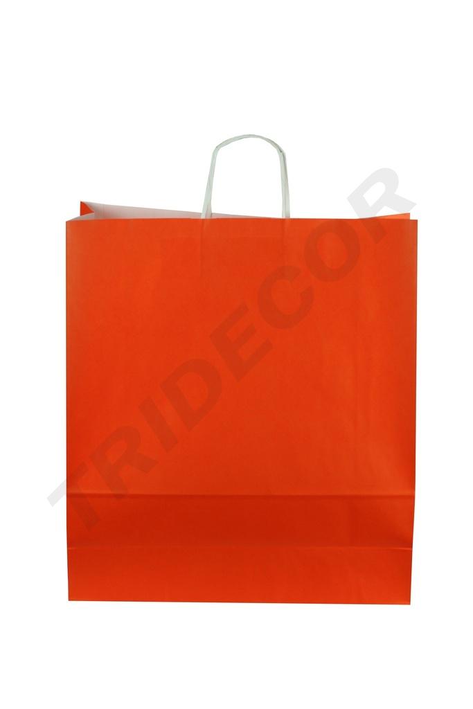 Bolsa de Papel de Celulosa Naranja 49X44X15 CM 25 Unidades