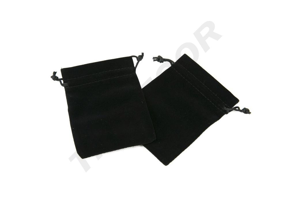 BOLSA DE TERCIOPELO NEGRO 12X9 CM 20 PIEZAS