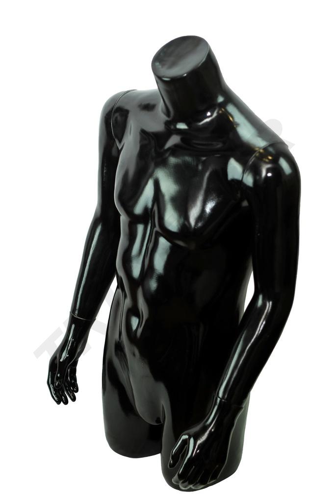 040268-Busto-de-hombre-lacado-en-negro-con-brazos-tridecor