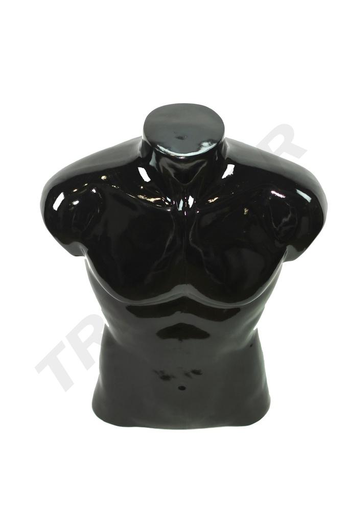 040302-Busto-de-hombre-lacado-en-negro-brillo-tridecor