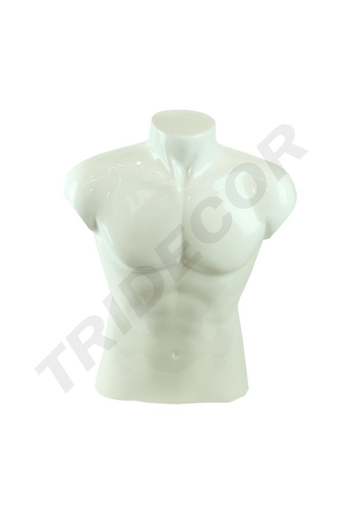 040802-Busto-de-hombre-lacado-en-blanco-brillo-tridecor