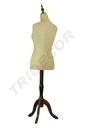 040374-Busto-de-mujer-lino-beige-madera-oscura-tridecor