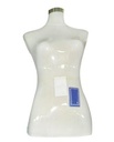 Busto de mujer, tela blanca