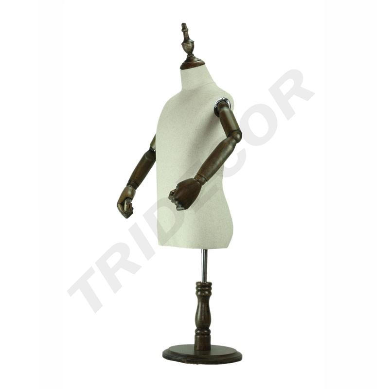 040379-Busto-infantil-ajustable-en-lino-con-brazos-articulados-tridecor