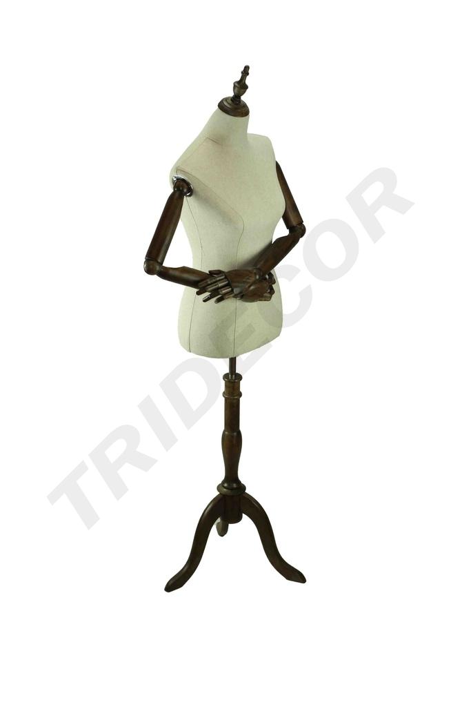 040375-Busto-mujer-tela-de-lino-brazos-articulados-tridecor