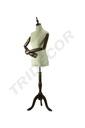 040375-Busto-mujer-tela-de-lino-brazos-articulados-tridecor