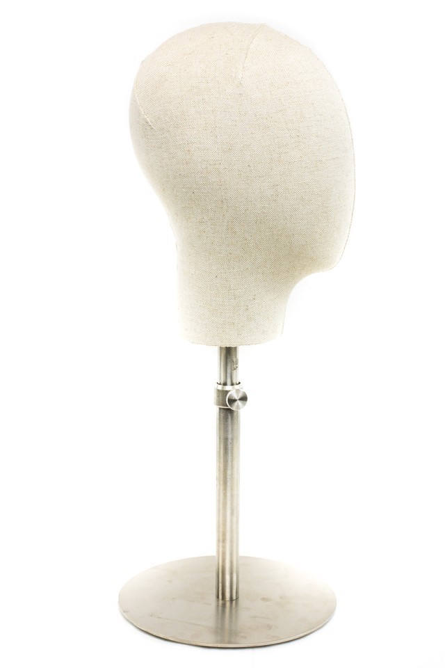 Modelo de Cabeza de Lino con Altura Ajustable para Mujeres