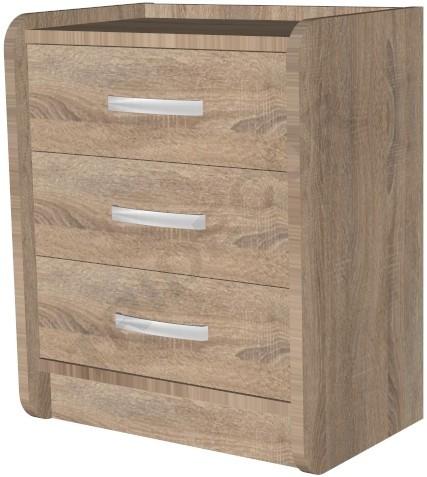 Cómoda de Madera de Varios Colores 50x35x60cm