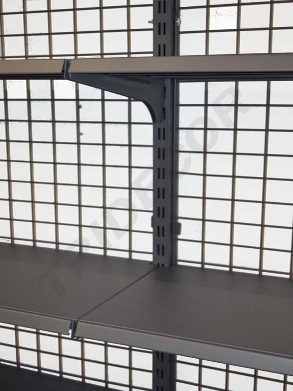 Estantería de Metal Gris con Malla 120X200cm