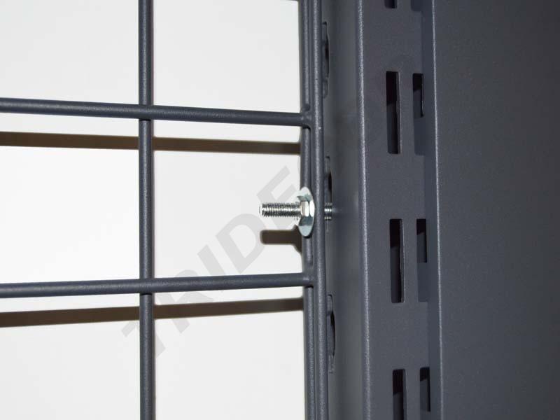 Estantería de Metal Gris con Malla 120X200cm