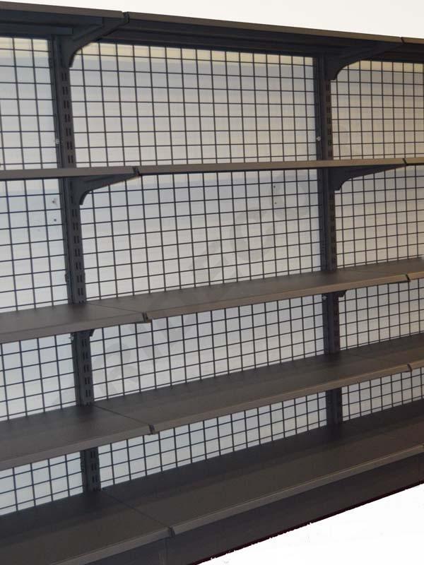 Estantería de Metal Gris con Malla 120X200cm