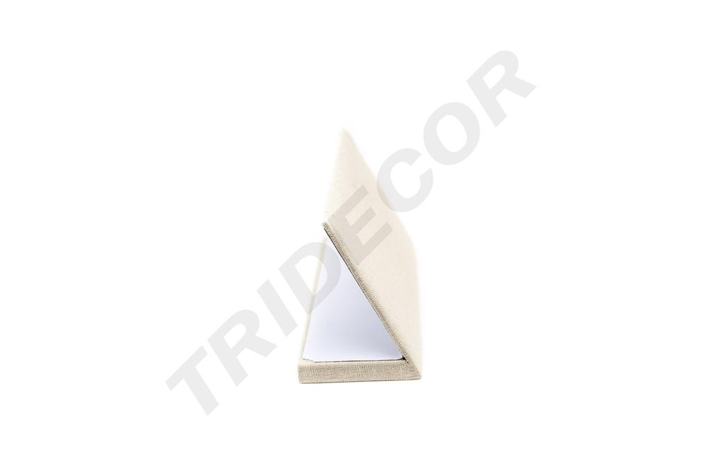 Exhibidor de Pulseras de Lino Beige 25X11.5X8cm