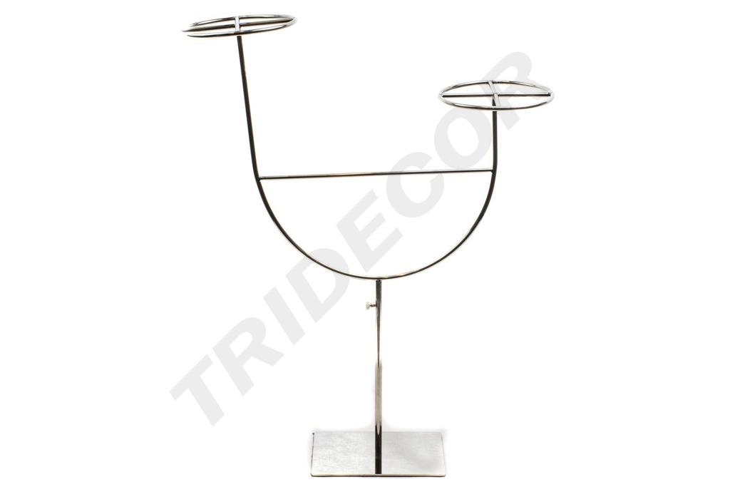 Expositor de Acero para Sombreros, Altura Regulable Tridecor