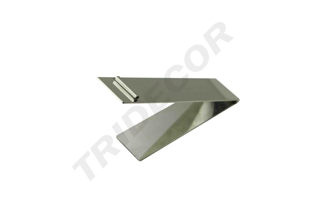 Expositor de Zapatos de Acero Rectangular para Tiendas 12X19.5X5cm