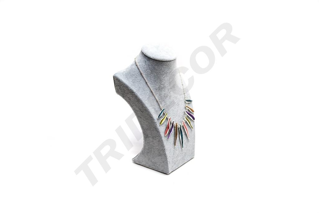 Expositor de Collares Gris 30X18.5X10cm