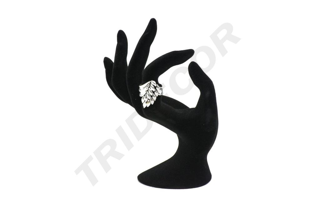009136-Mano-para-anillos-expositor-de-terciopelo-negro-tridecor