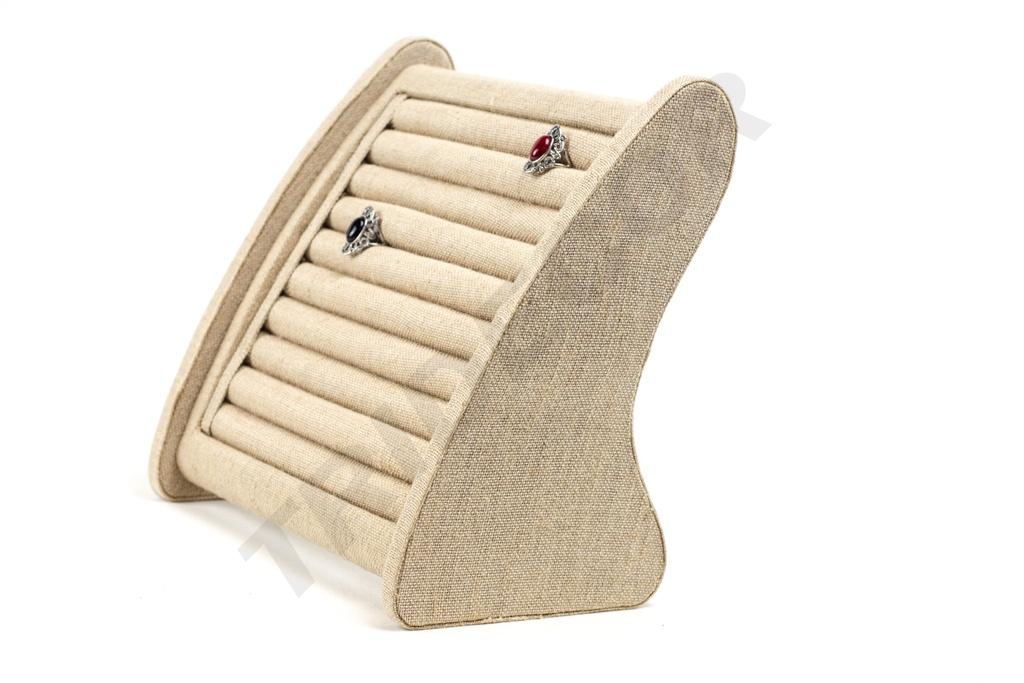 Soporte de Exhibición para Anillo de Lino Grueso 25X24.5X15cm