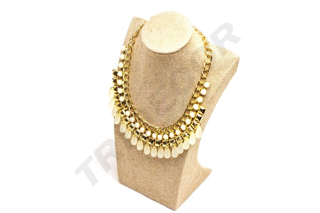 Expositor de Collares de Lino Grueso 18.5X10X30cm