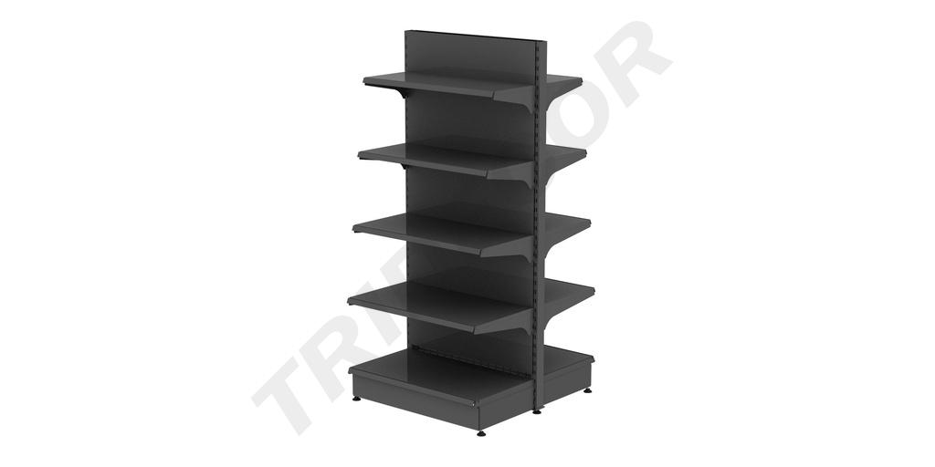 Estanterías-Metálicas-Góndola-Gris-Con-Chapa-90-x-200-Cm-tridecor