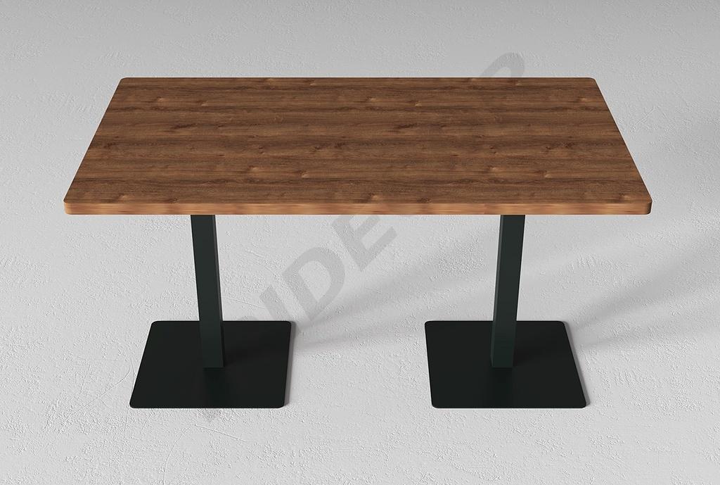 Mesa de Madera Rectangular para Hostelería 140X80X75cm Varios Colores