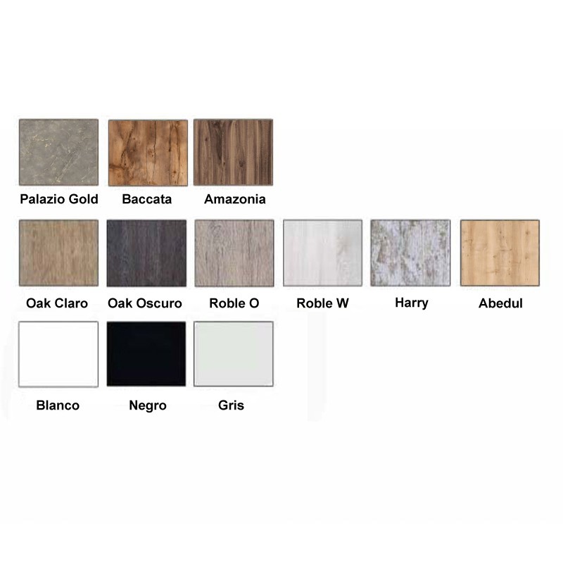 Panel de Listones Blanco Mate 9.5 Guías 120X120cm