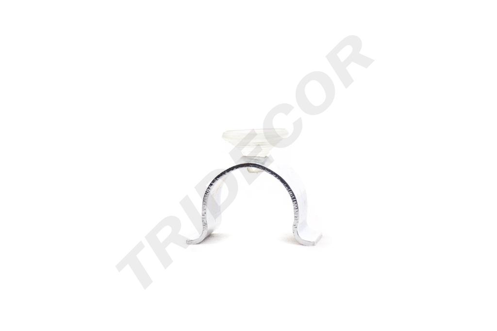 Pieza de metal para tubo de 25mm con ventosas