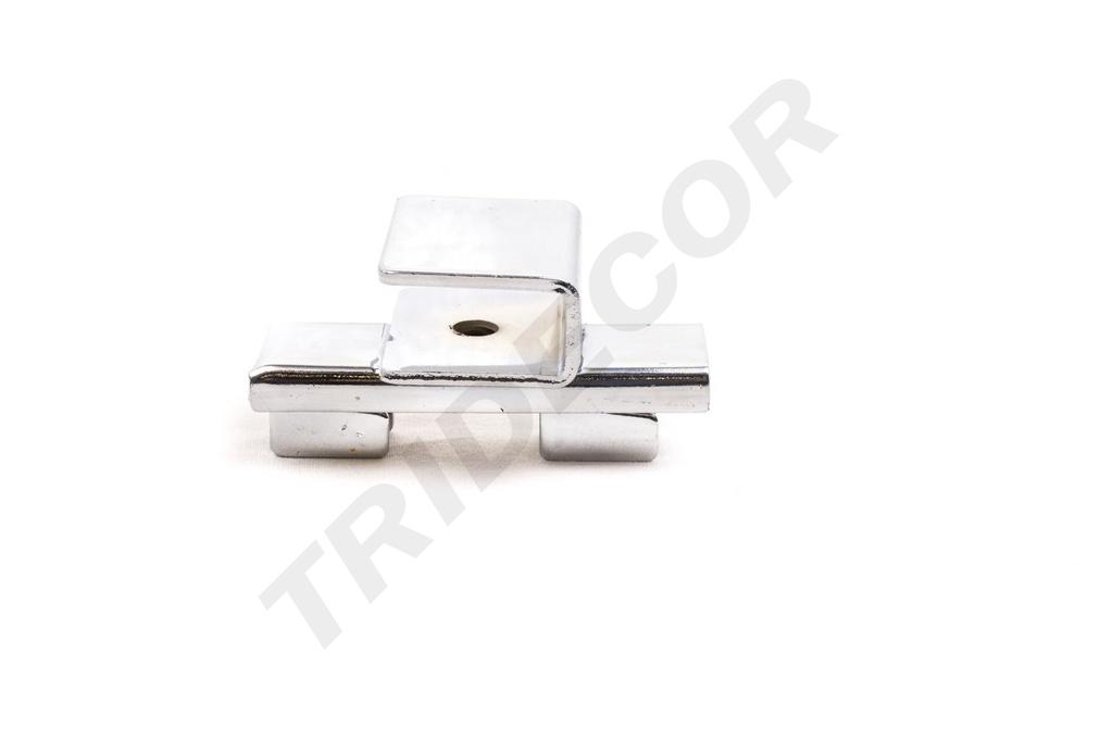 Soporte Tubular Rectangular para Cremallera 4.5X4.5X8cm