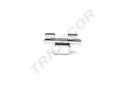 Soporte Tubular Rectangular para Cremallera 4.5X4.5X8cm