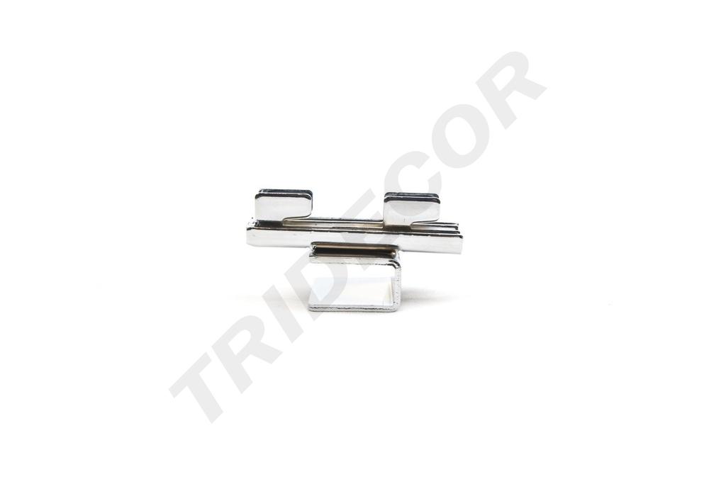Soporte Tubular Rectangular para Cremallera 4.5X4.5X8cm