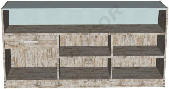 0270003/O-Mostrador-con-Cristal-de-Varios-Colores-180-x-50-x-90-cm-tridecor