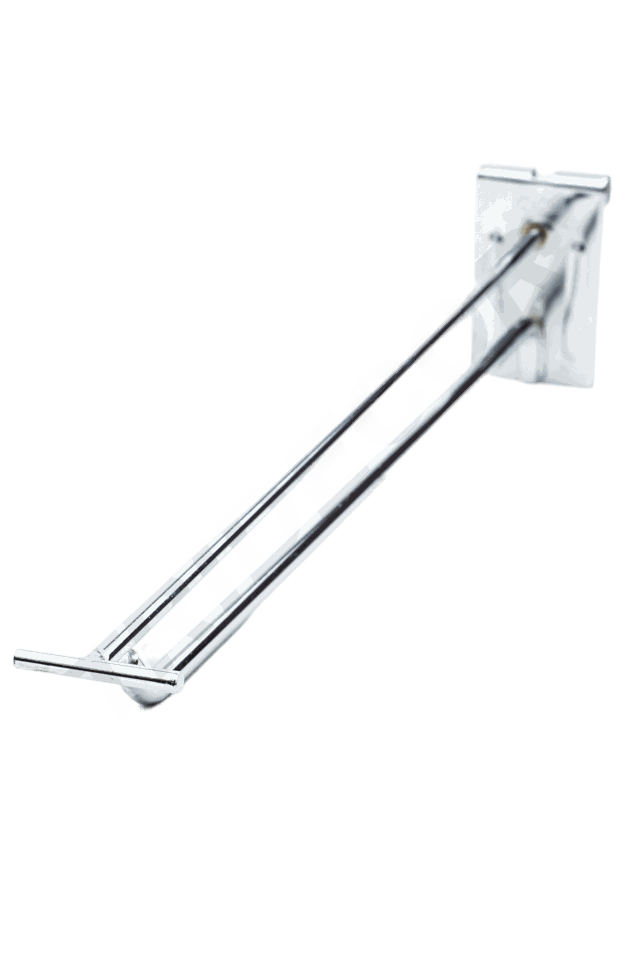 Gancho grueso con soporte de precio para valla/malla 40 cm 8 mm