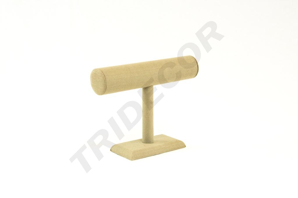 Expositor en T para Pulseras de Lino Beige