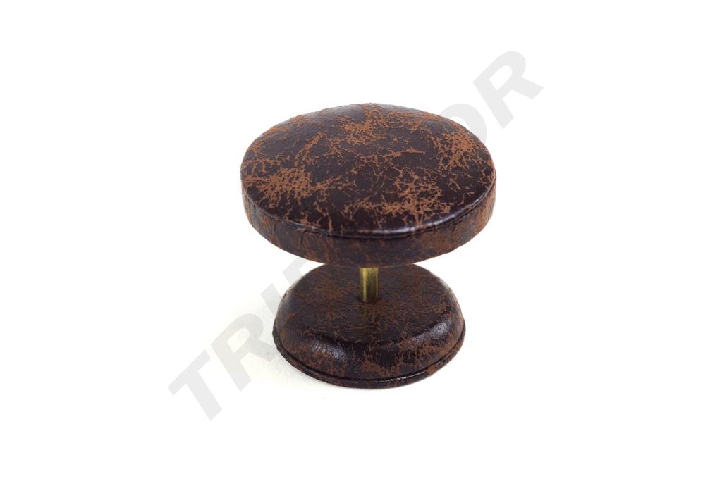 Mesa de Joyería de Cuero Sintético Marrón