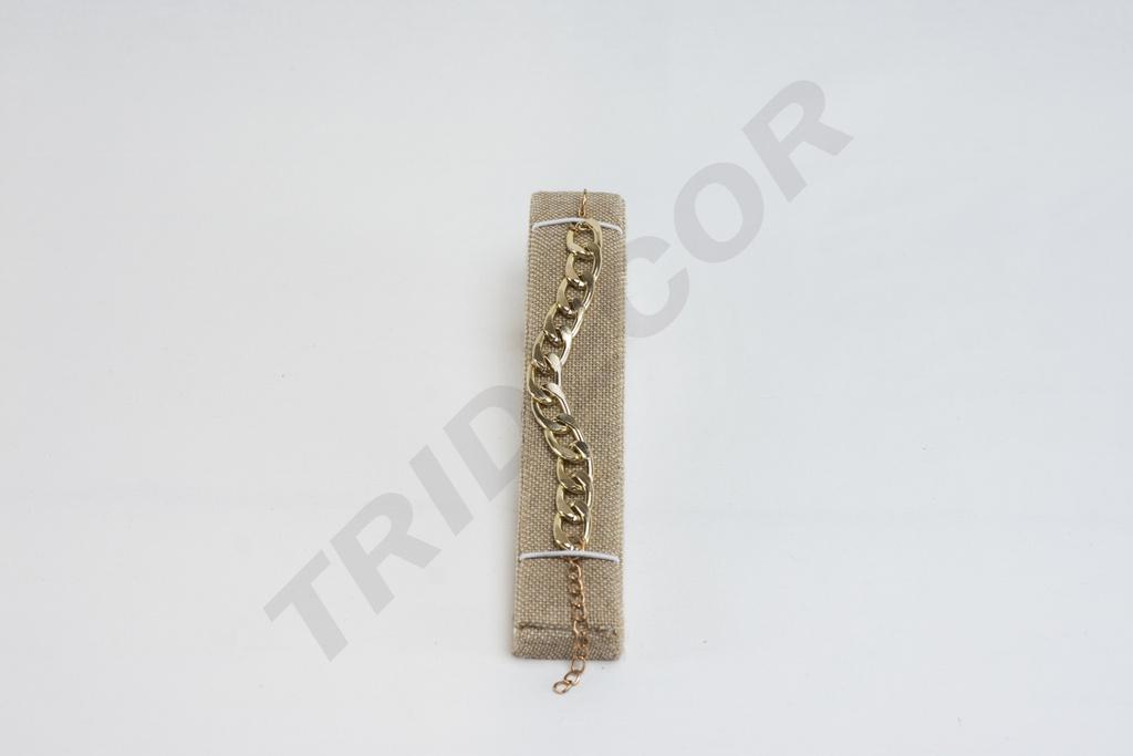 Expositor de Pulseras de Tela de Lino Grueso