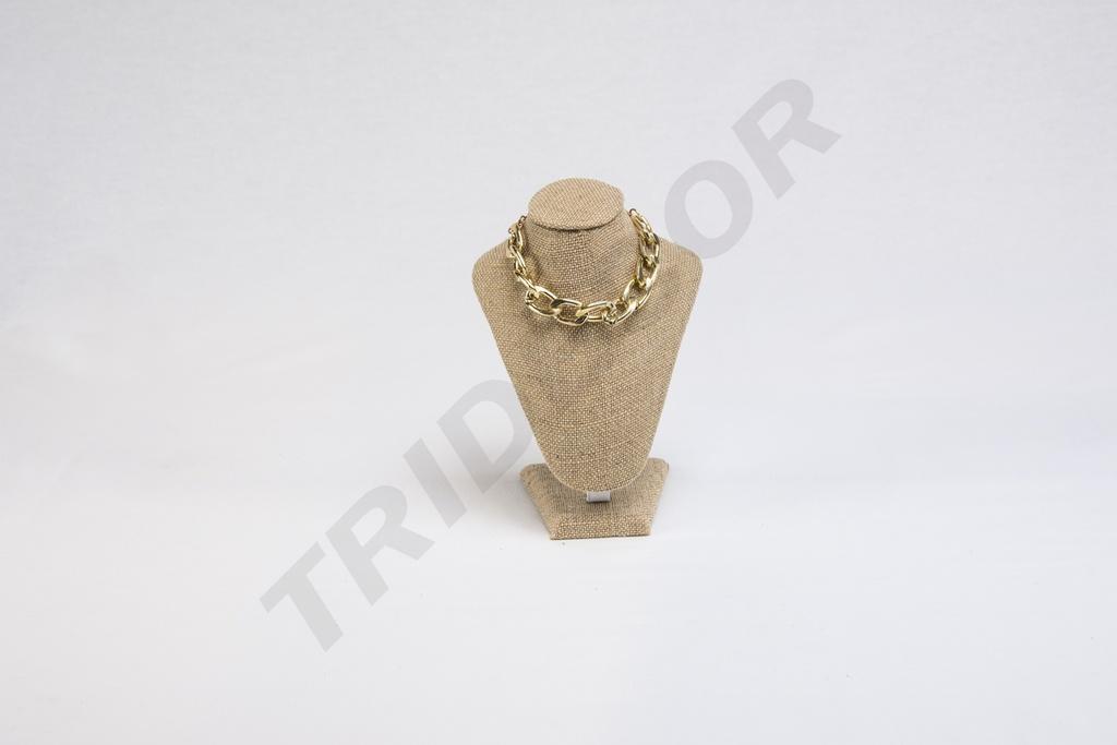 Expositor de Collares de Lino Grueso 20X13X9cm