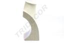 Expositor de Collares de Lino Beige 21.5X15X9cm