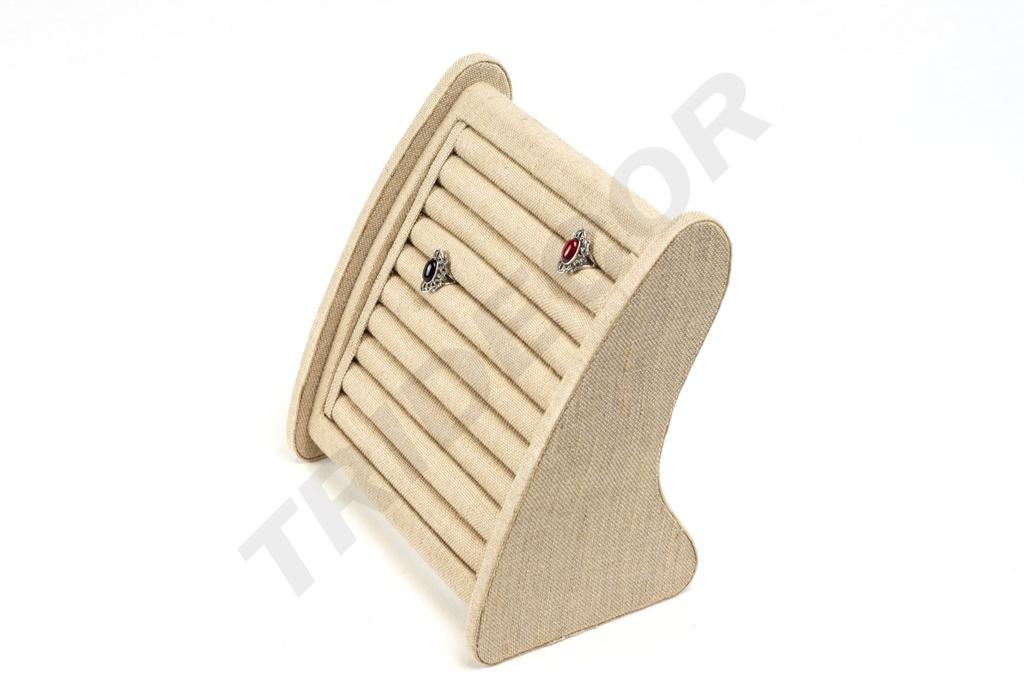 Soporte de Exhibición para Anillo de Lino Grueso 25X24.5X15cm