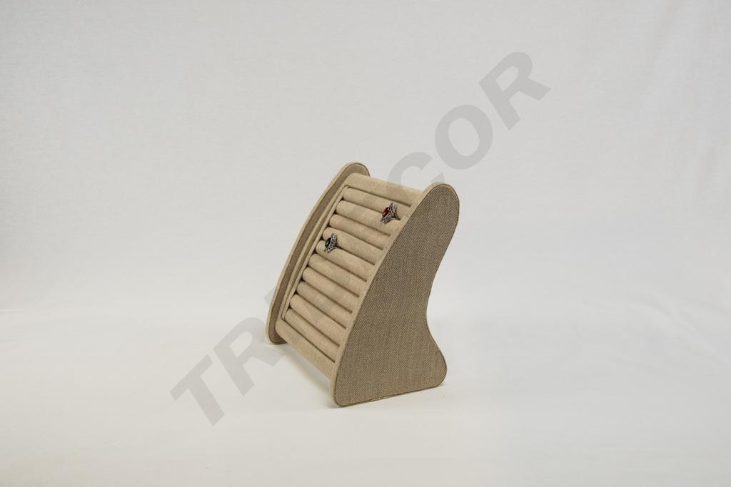 Soporte de Exhibición para Anillo de Lino Grueso 25X24.5X15cm