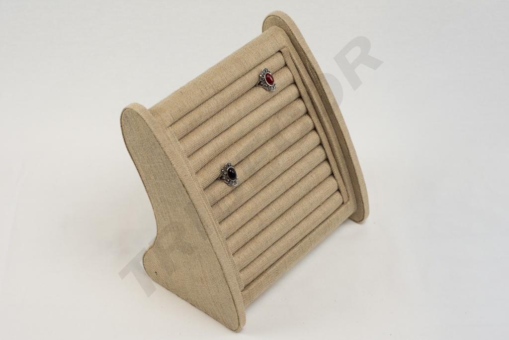 Soporte de Exhibición para Anillo de Lino Grueso 25X24.5X15cm