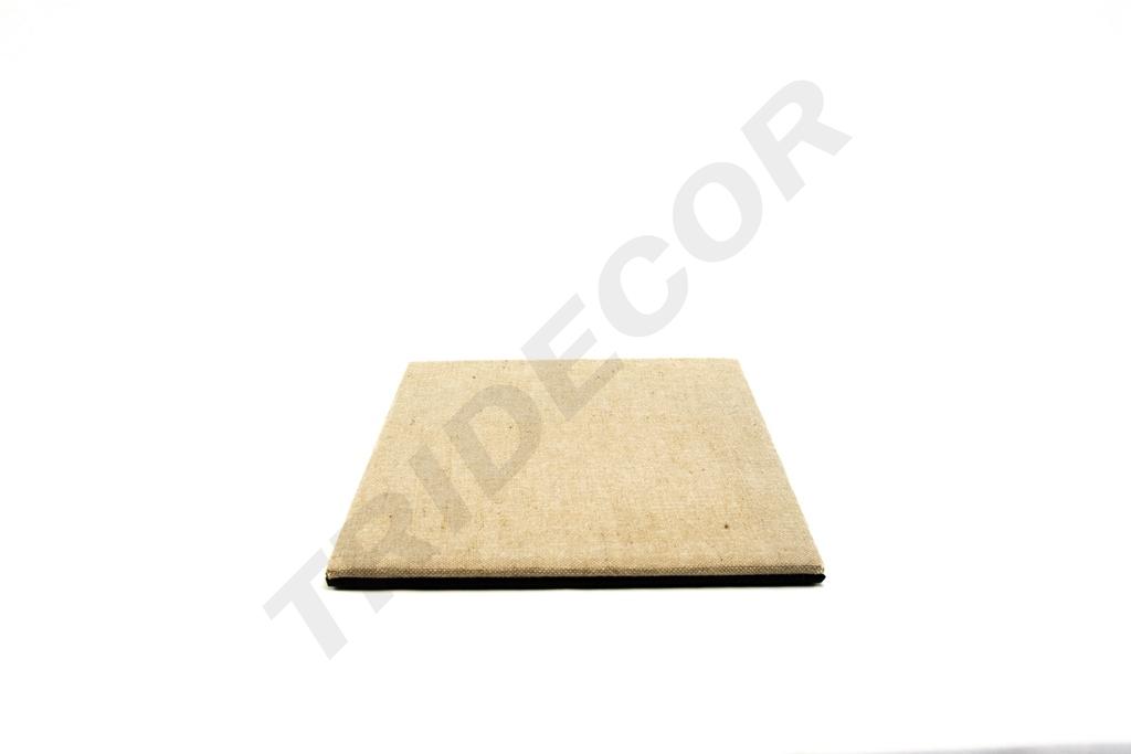 Base reversible para exposición de joyas de lino grueso o cuero sintético, con medidas de 40X30X1.5 CM