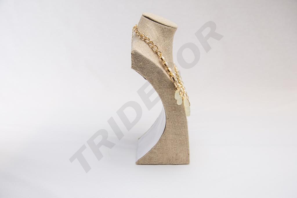 Expositor de Collares de Lino Grueso 18.5X10X30cm