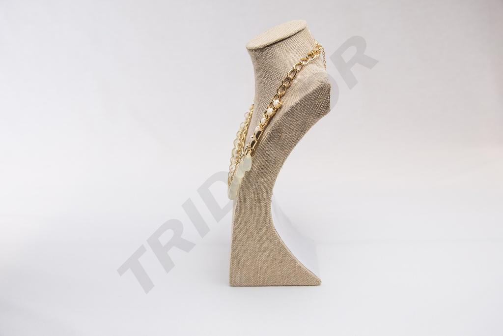 Expositor de Collares de Lino Grueso 18.5X10X30cm